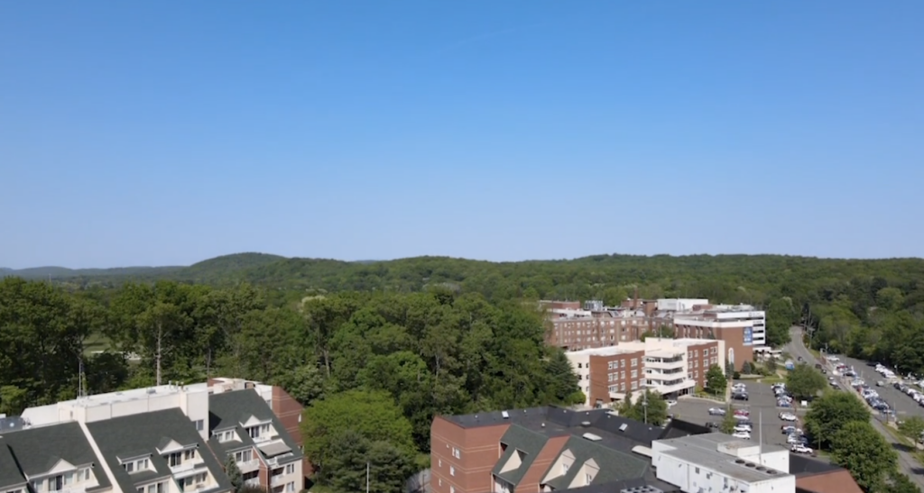 Oakdale drone shot